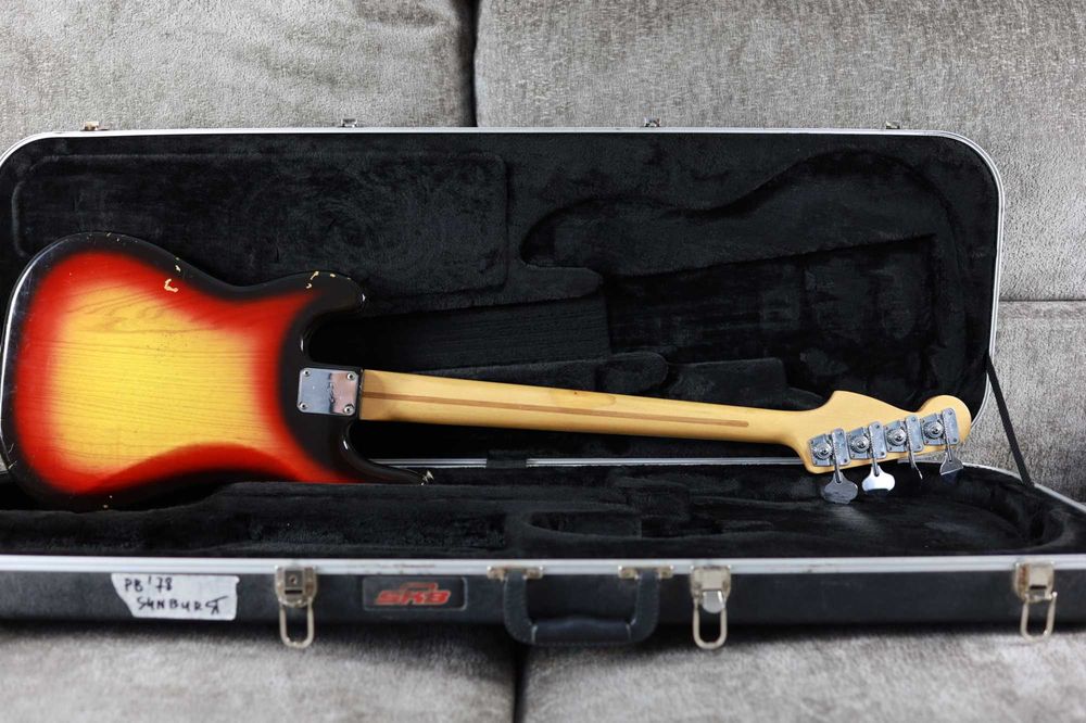 Fender Precision Bass Sunburst '1978 - original- Вінтажна бас гітара