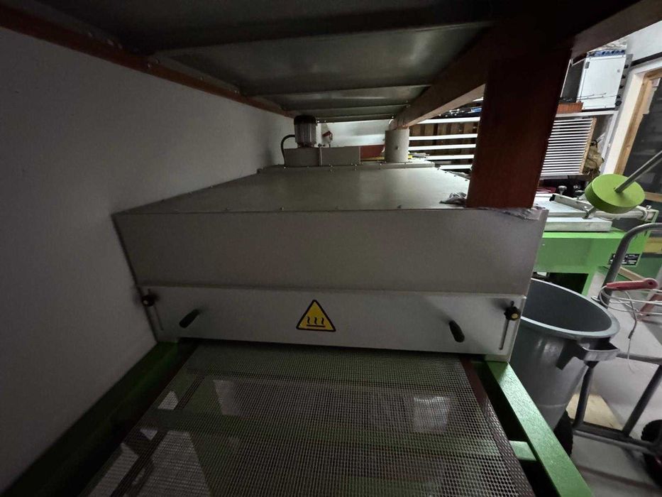 Estufa de secagem elétrica com tapete de 3m x 70cm.