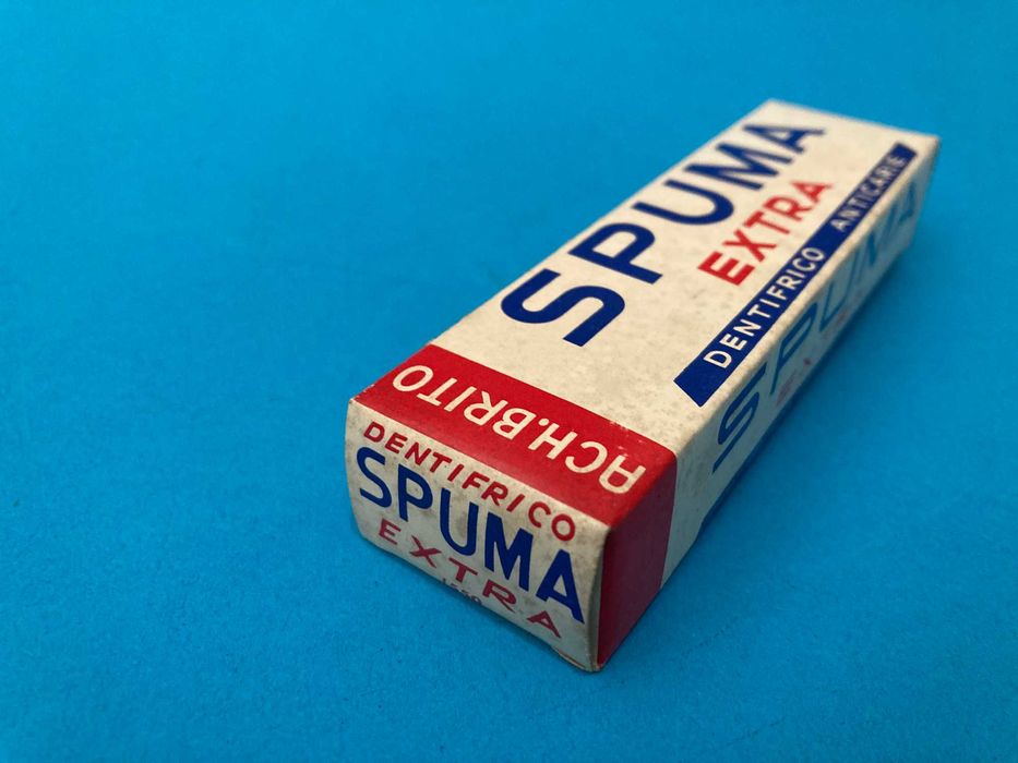 Rara Pasta de Dentes Spuma Extra da Ach Brito Anos 60 Nova