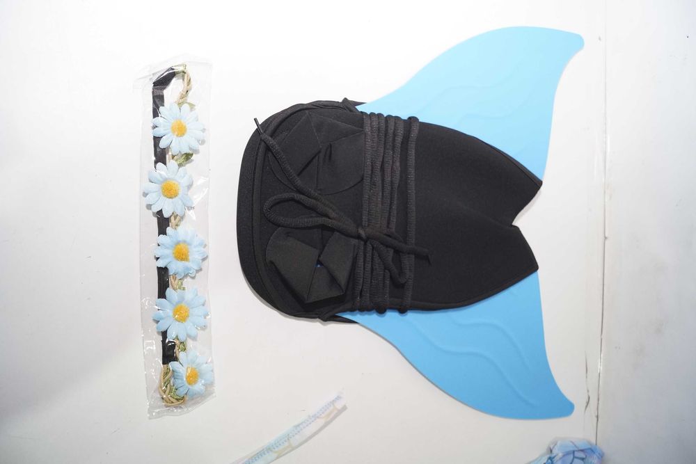 GHNATYGREN Syrenka strój do pływania dla dzieci 130cm OGON monofin