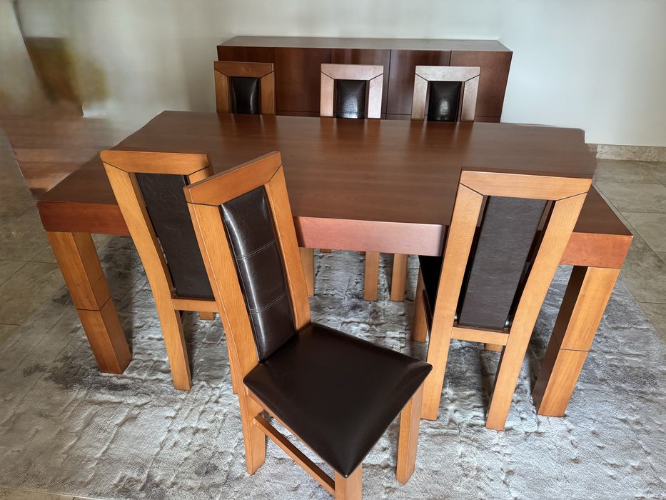 Conjunto Moveis Sala de Jantar e Sala de Estar