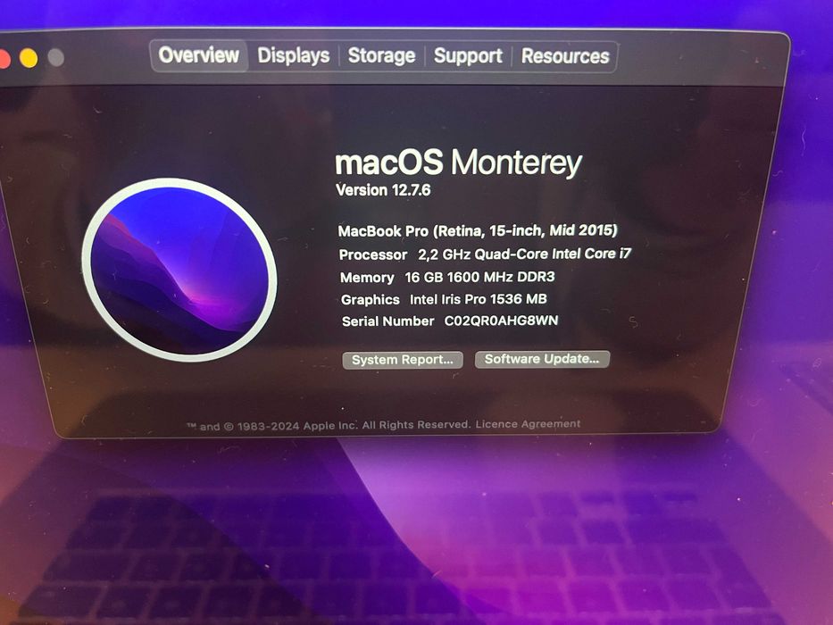 MacBook Pro (Retina, 15-inch, Mid 2015) A139864740590972163121