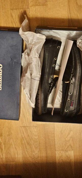 мокасини top siders Sebago 41 Navy (не Sperry, Loake)