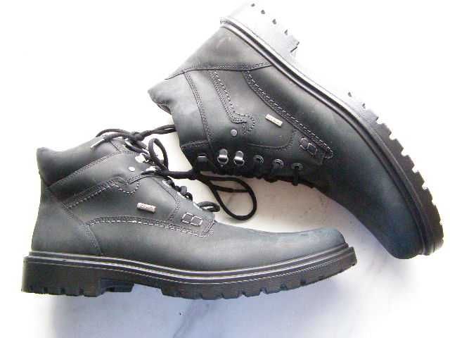 JOMOS niemieckie czarne zimowe skórzane ocieplane trzewiki ROZ.51 NOWE