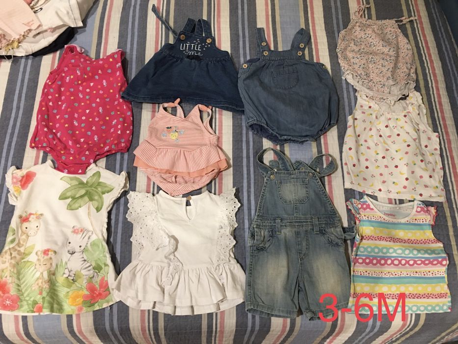 Roupa de bebe 3 a 6 como nova