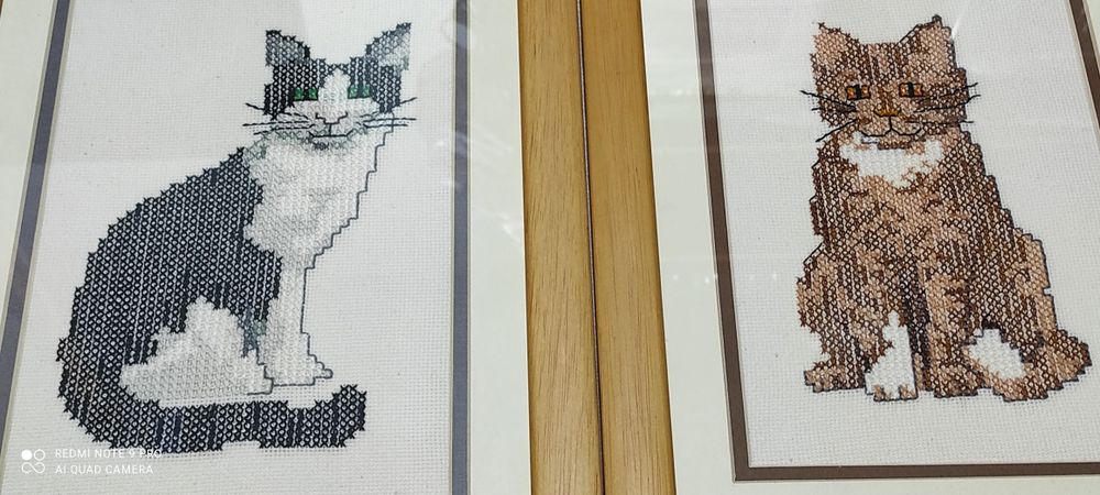 Quadros em ponto cruz