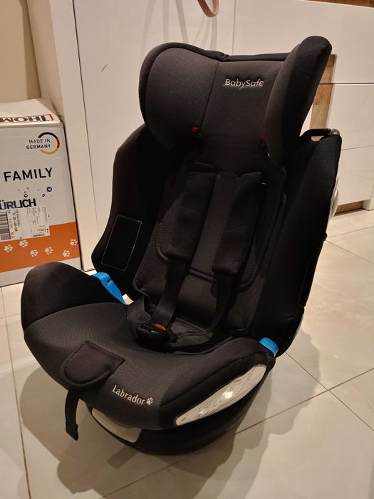 Fotelik obrotowy 360 BabySafe Labrador 0-36 kg ISOFIX Stan BDB+