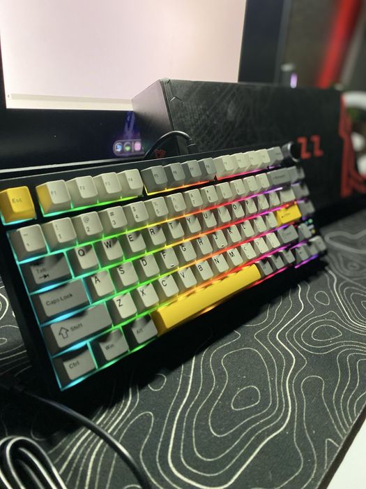 Игровая Клавиатура AJAZZ AK820 PRO Grey RGB