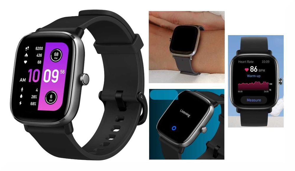 Smartwatch AMAZFIT GTS 2 Mini 1,55 Amoled 5ATM 68 Tryby GPS Czarny