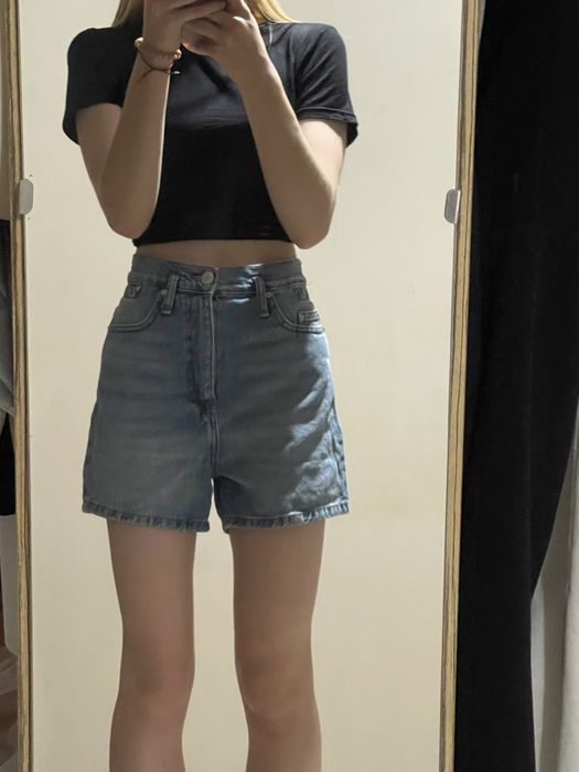 джинсові шорти pull&bear