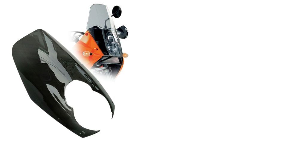 viseira ktm 950 adventure fumada escura 2003 - 2005