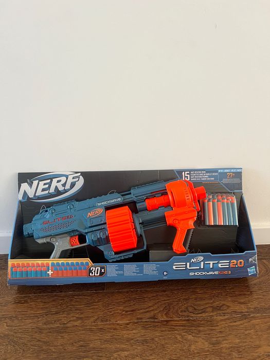 Nerf Elite 2 nova com um conjunto de 30 balas