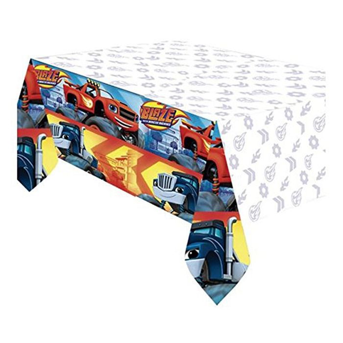 Toalha de mesa Blaze e os Monster Machines Aniversário Happy Birthday