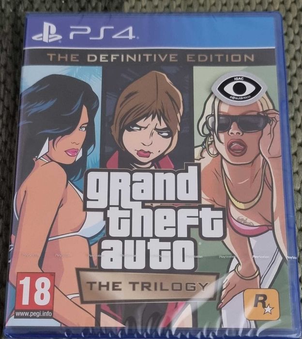 GTA The Trilogy Definitive Edition PS4 - NOVO / SELADO