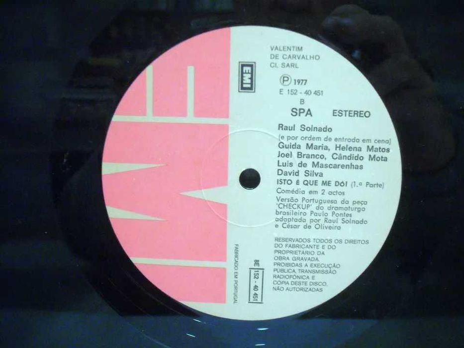 Raul Solnado - Isto é que me dói - Vinil 2 x LP 33 Rpm - 1977