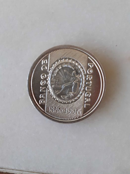 Moeda Prata Comemorativa Banco de Portugal 1846-1996 500 Esc., 1996