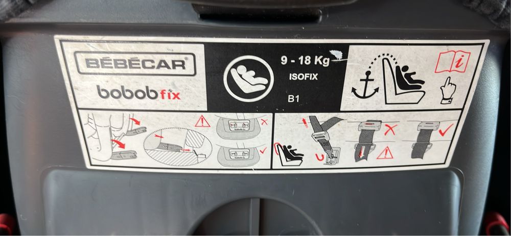 Cadeira Auto Bebecar bobob fix