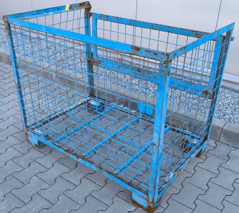 metalowy kosz typu gitterbox