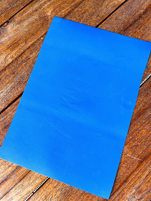 Materiał PCV, plandeka niebieska, 900 g/m². Osłona PCV