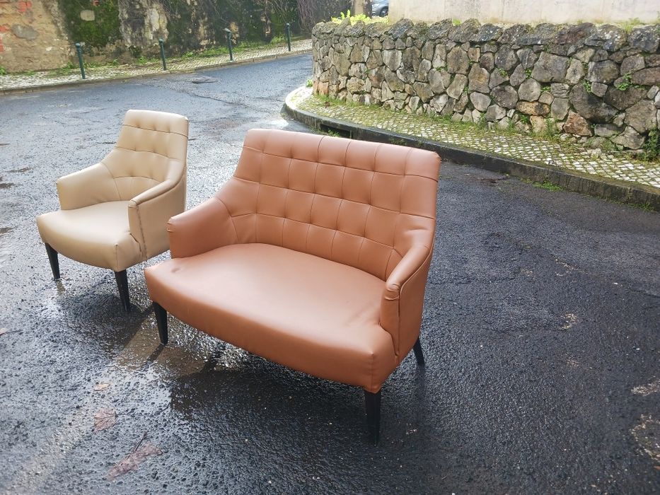 Sofá canapé estofado