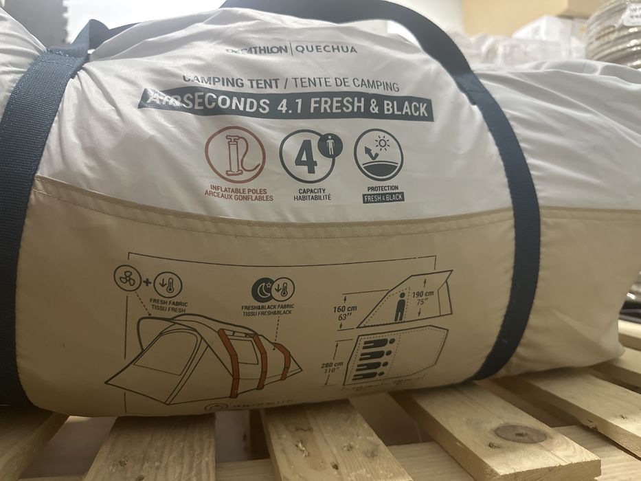 Tenda airseconds 4.1 queshua fresh&black como nova