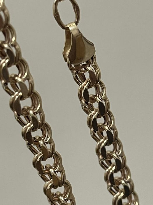 Золотая цепочка бисмарк 585 и ладанка