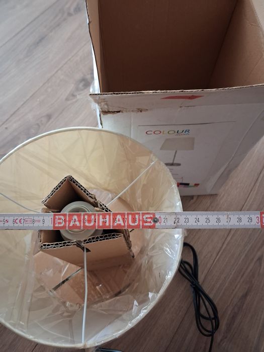 Lampka nocna beżowa