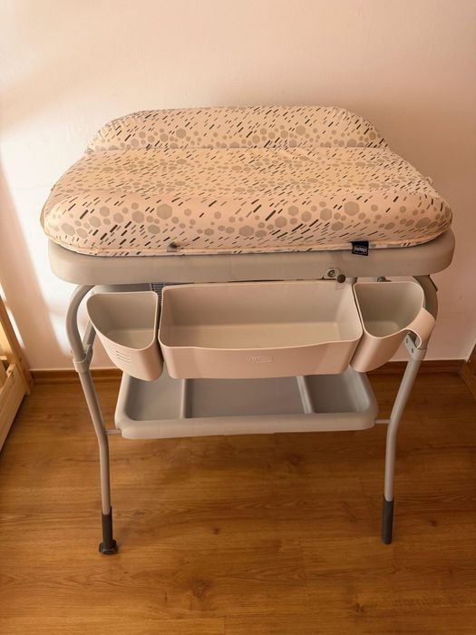 Banheira Chicco Cuddle & Bubble com trocador – Excelente estado