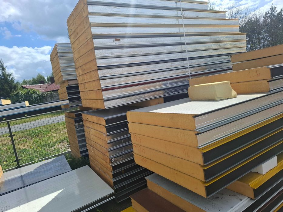 Płyty warstwowe obornickie poliuretan / 2 gatunek OD RĘKI