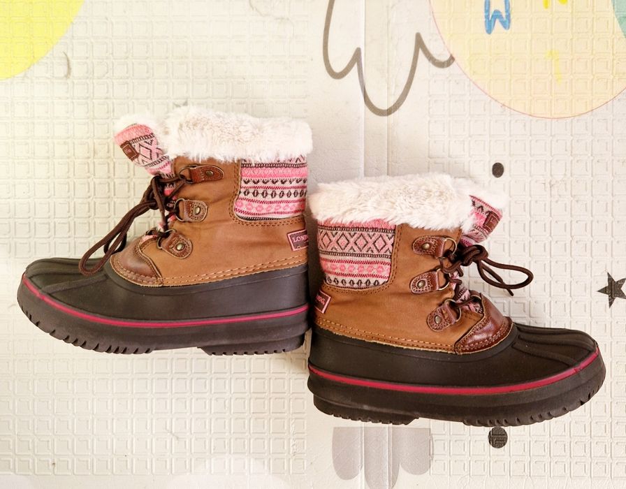 Зимові чоботи LONDON FOG дівчинка 33 р черевикі
