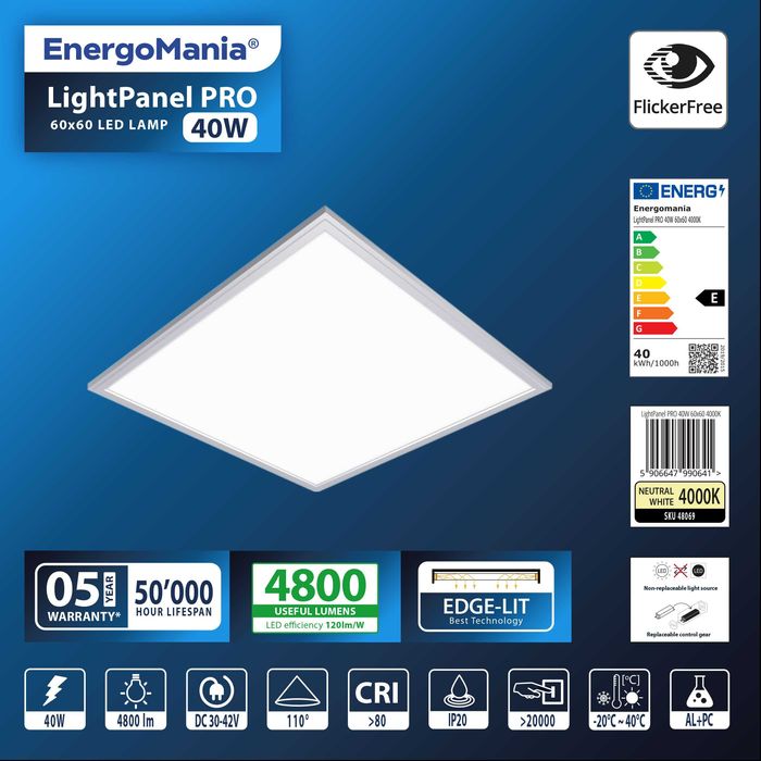 Panele LED 60x60 120x30 120x60 oświetlenie do sufitów kasetonowych