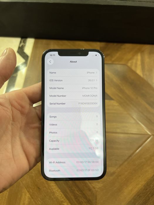 Iphone 12 pro 128 айфон 12 про 100 акумулятор