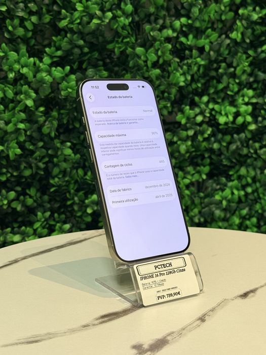 Apple iPhone 16 Pro 128Gb Cinza - Pague em até 48x