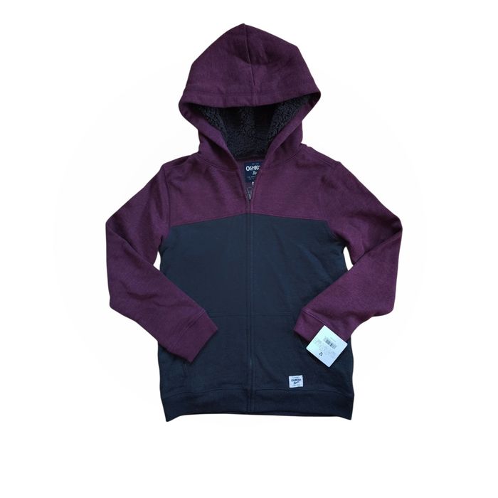 Дитяча флісова,тепла кофта худі на блискавці Carters Oshkosh для хлопч