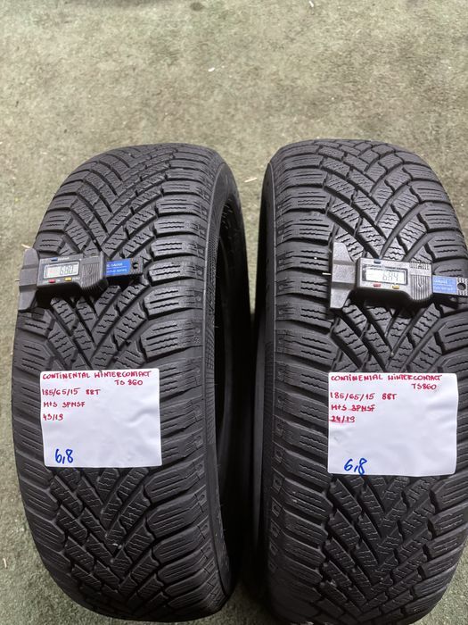 2x 185/65R15 88T CONTINENTAL WINTERCONTACT TS860 opona zimowa 3PMSF
