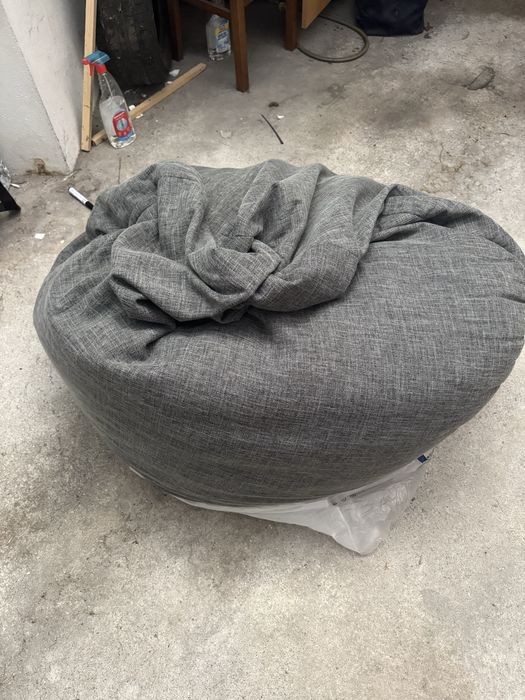 Puff Cinzento XXL