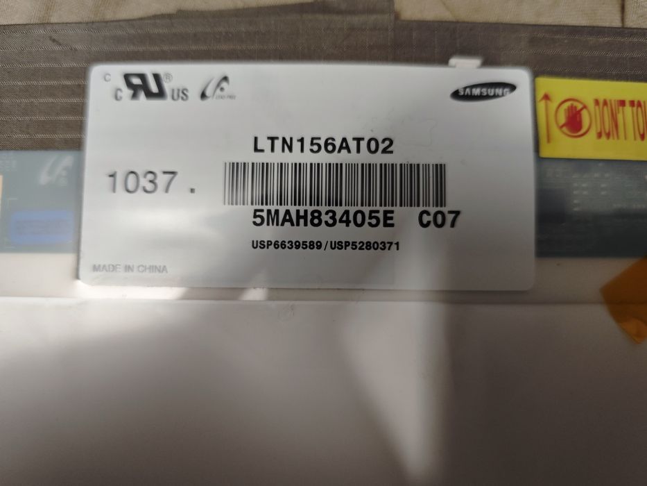 Екран матрица 15.6 40 пін (pin)