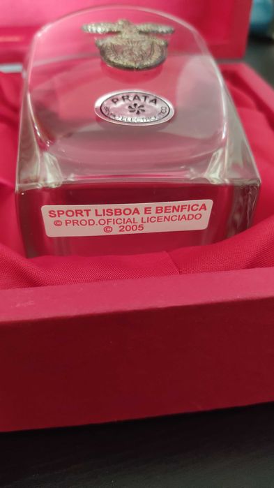 Benfica: Copos de coleção com símbolo em prata