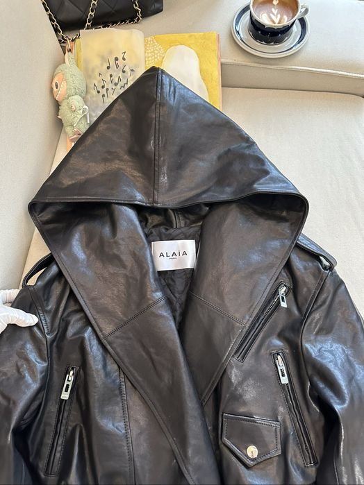 Женская кожаная куртка Alaia (xs/s)