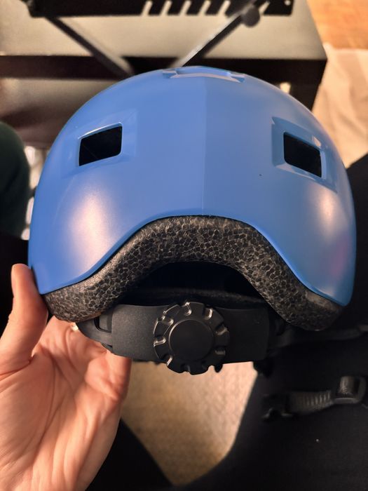 Capacete criança azul oxelo