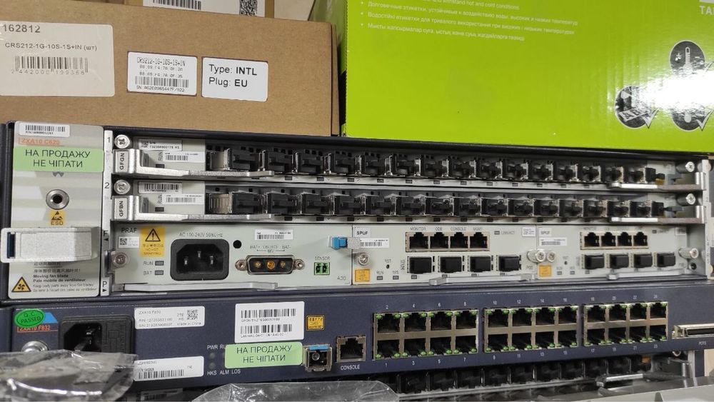 Концентратор OLT ZTE C620 / C320 (GFBN, GTGH, PRAM, PRAF, SMXA, SPUF)