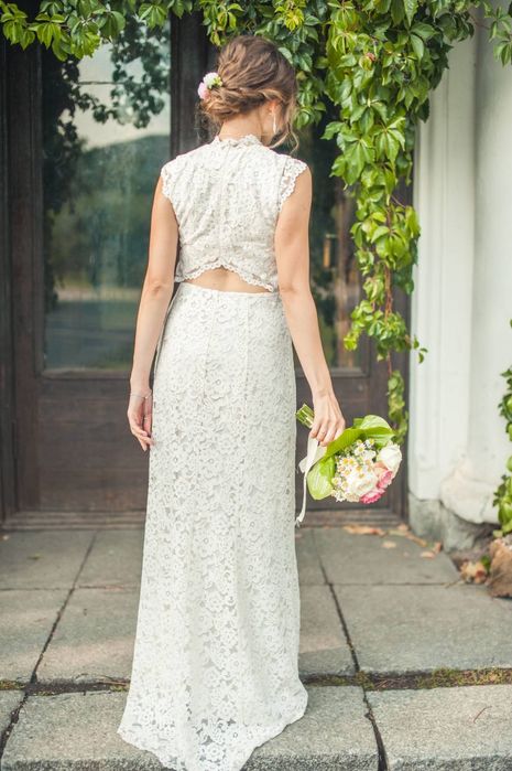 Весільна сукня H&M/ Молочна