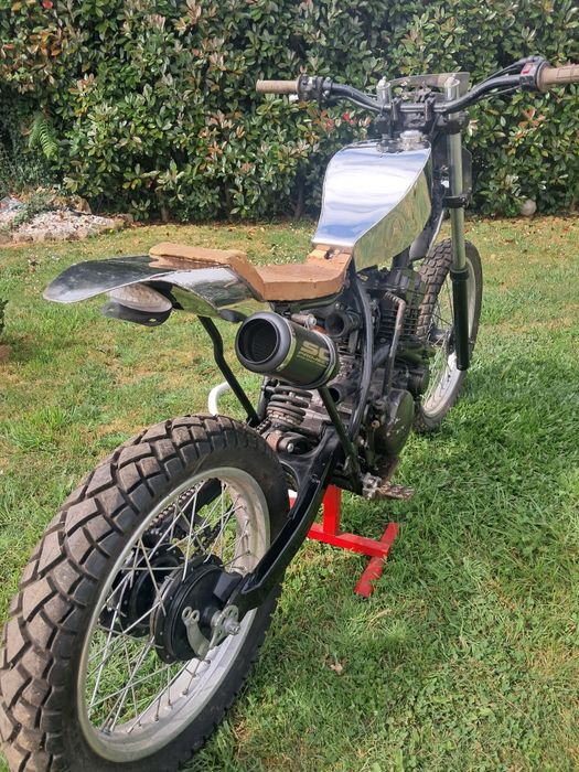 Yamaha xt 350 progeto scrambler