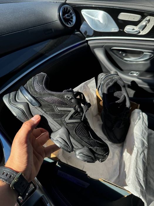 ТОП! New balance 9060 “Total Black” 36 - 44 ню беланс чорні