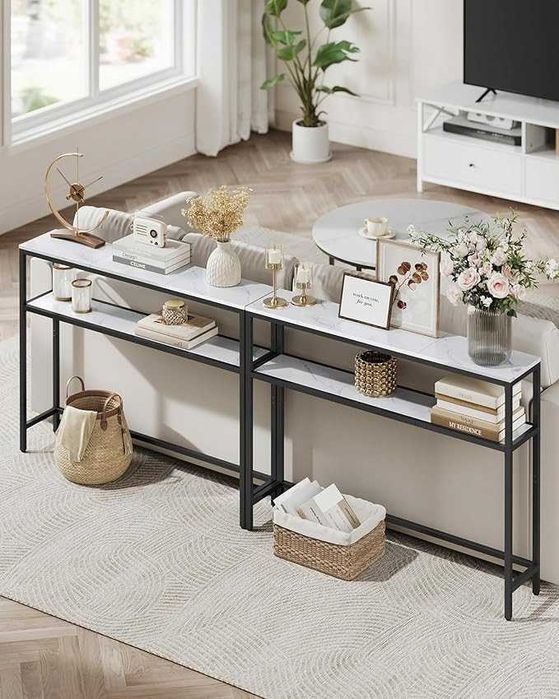 Konsola Songmics biały 100 x 80 x 20cm