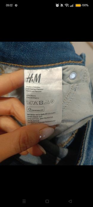 H&m jeansy damskie skinny rozm 36