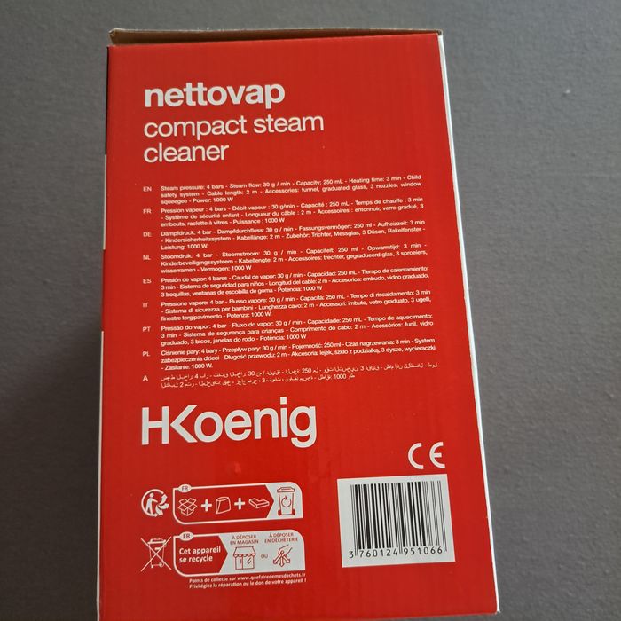 Máquina de Limpeza a Vapor H. KOENIG NV60