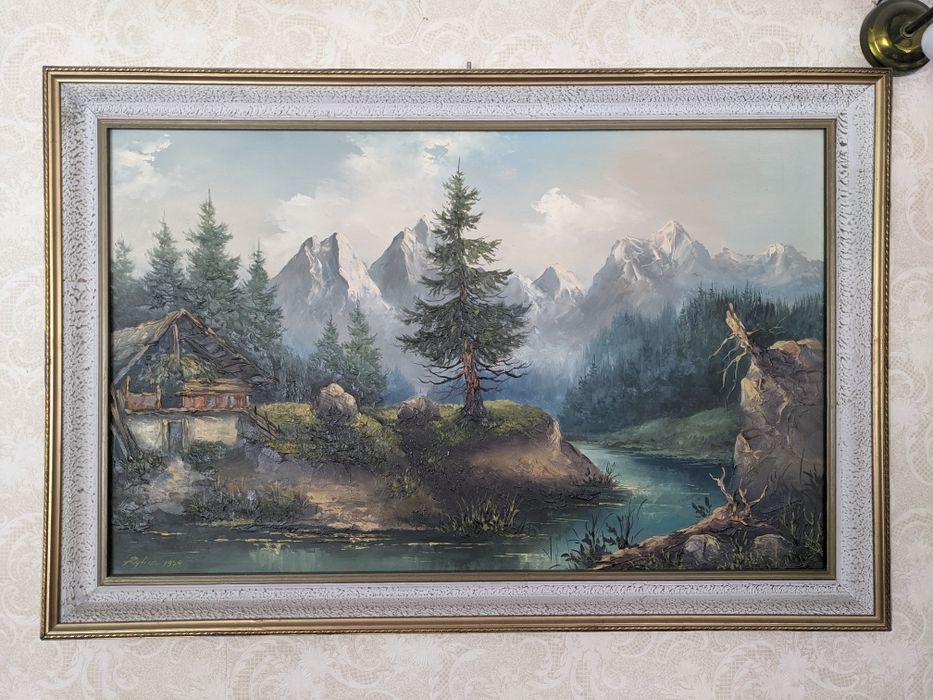 Obraz landszaft z 1979 r.