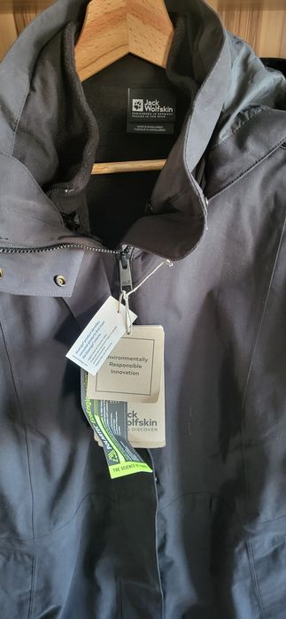 Nowa kurtka Jack wolfskin  z odpinanym polarem