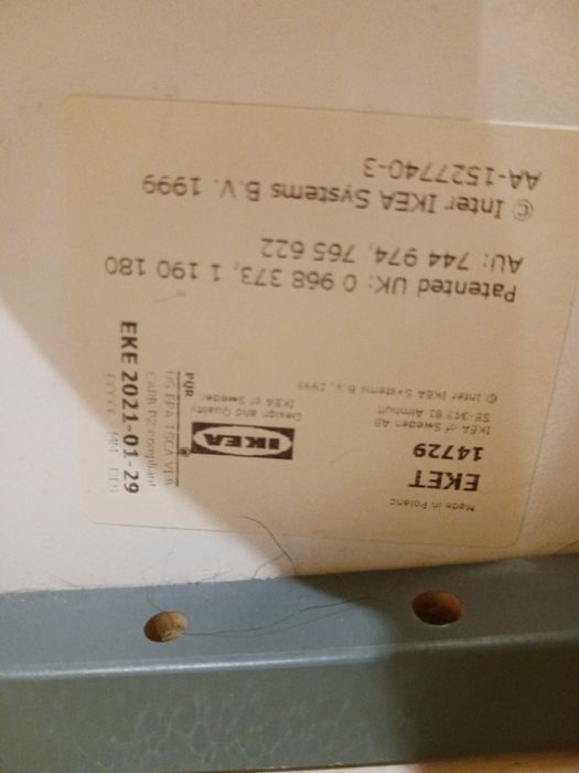 Móvel de parede EKET 4 cubos do IKEa

Azul acinzentado

35×35×35

1 cubo

Combina com outros módulos 

Em bom estado